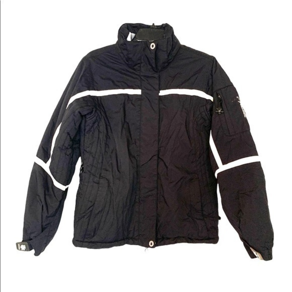 O’NEILL Freedom Ski Snowboard Jacket Black White Waterproof Breathable Size S